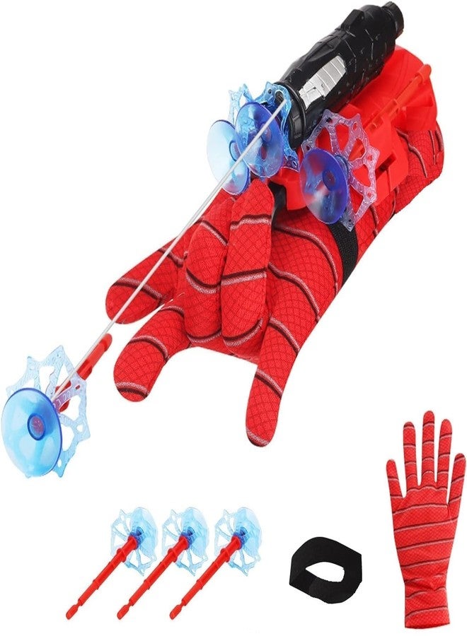 Pluspicks Spider Web Shooters Toy for Kids Fans, Hero Launcher Wrist Toy Set,Cosplay Launcher Bracers Accessories,Sticky Wall Soft Bomb Funny Children's Educational Toys, Multicolor - Image 1